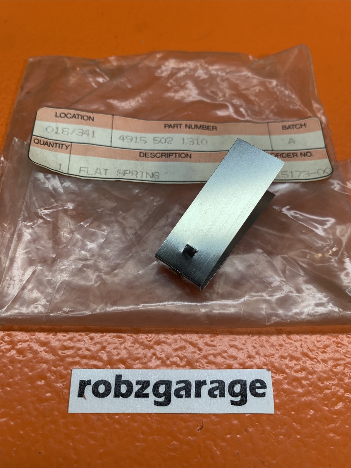 NEW OEM STIHL RE100 RE110 RE120 RE220 RE240 RB220 NOZZLE HOUSING FLAT SPRING B64
