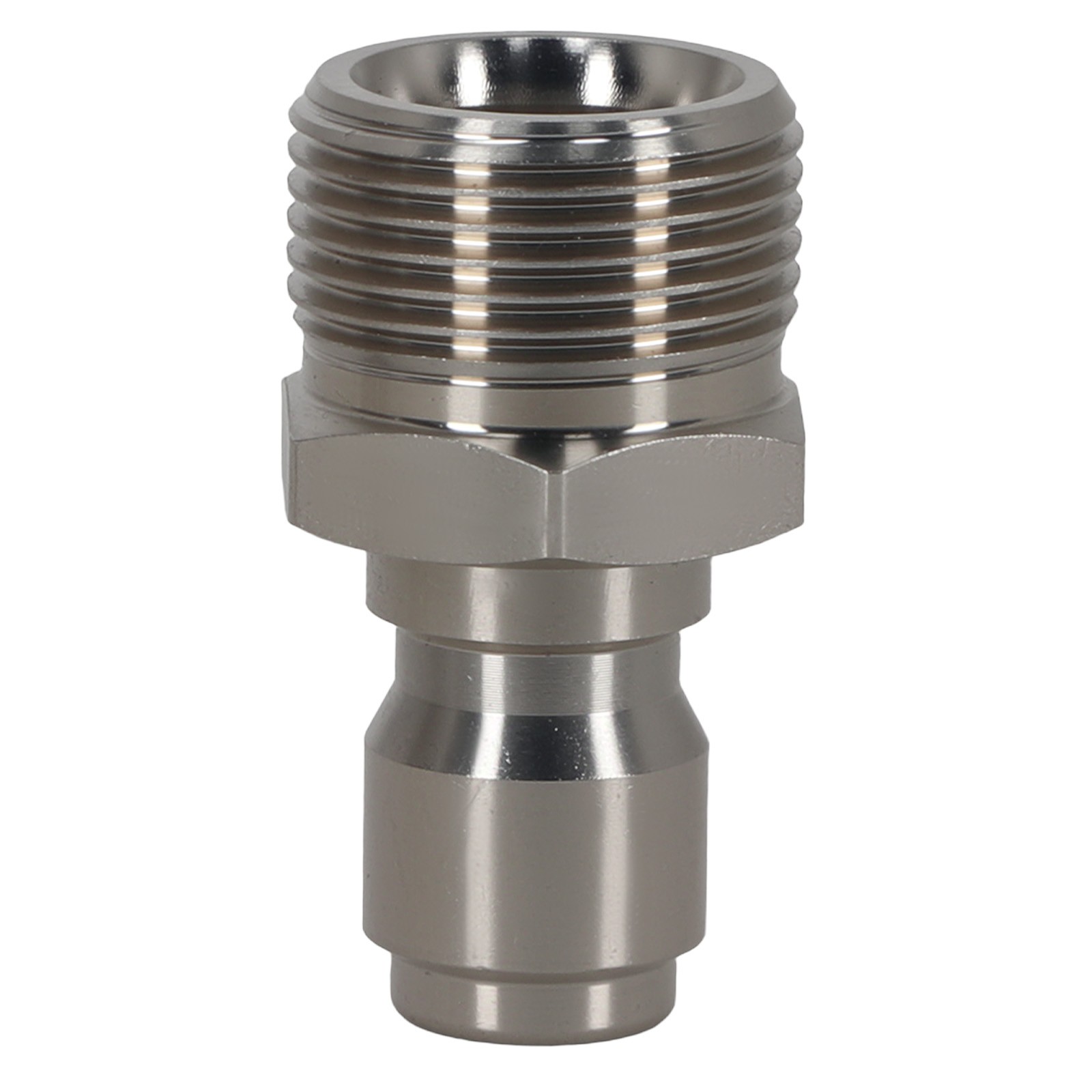 3/8″ QC to M22 14mm Pressure Washer Adapter Brass Stainless Steel 5000 PSI
