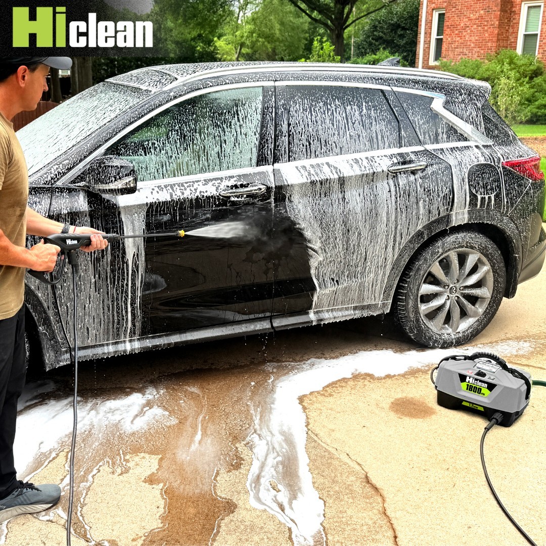 Hiclean 1800 PSI Electric Pressure Washer, Ultra Compact