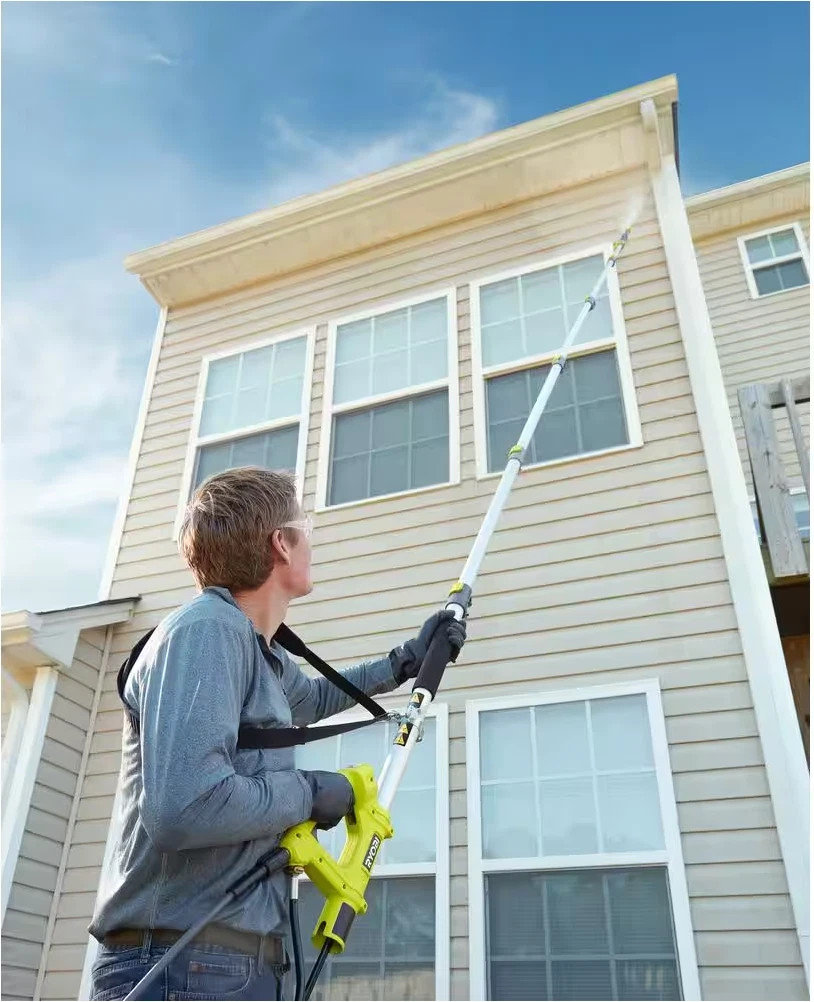 Ryobi RY31EP26VNM 18 ft. Extension Pole with Brush for Pressure Washer READ!