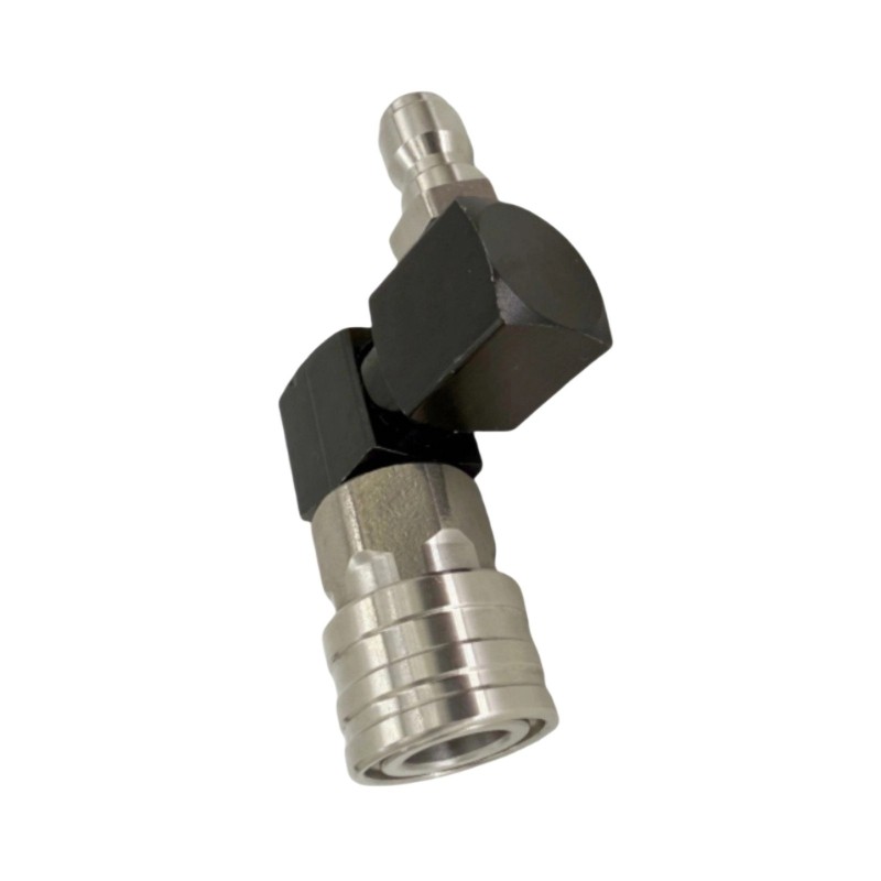 Anti Leak Stainless Steel 1/4 Inch Quick Connect Swivel For Car Wash Water Guns