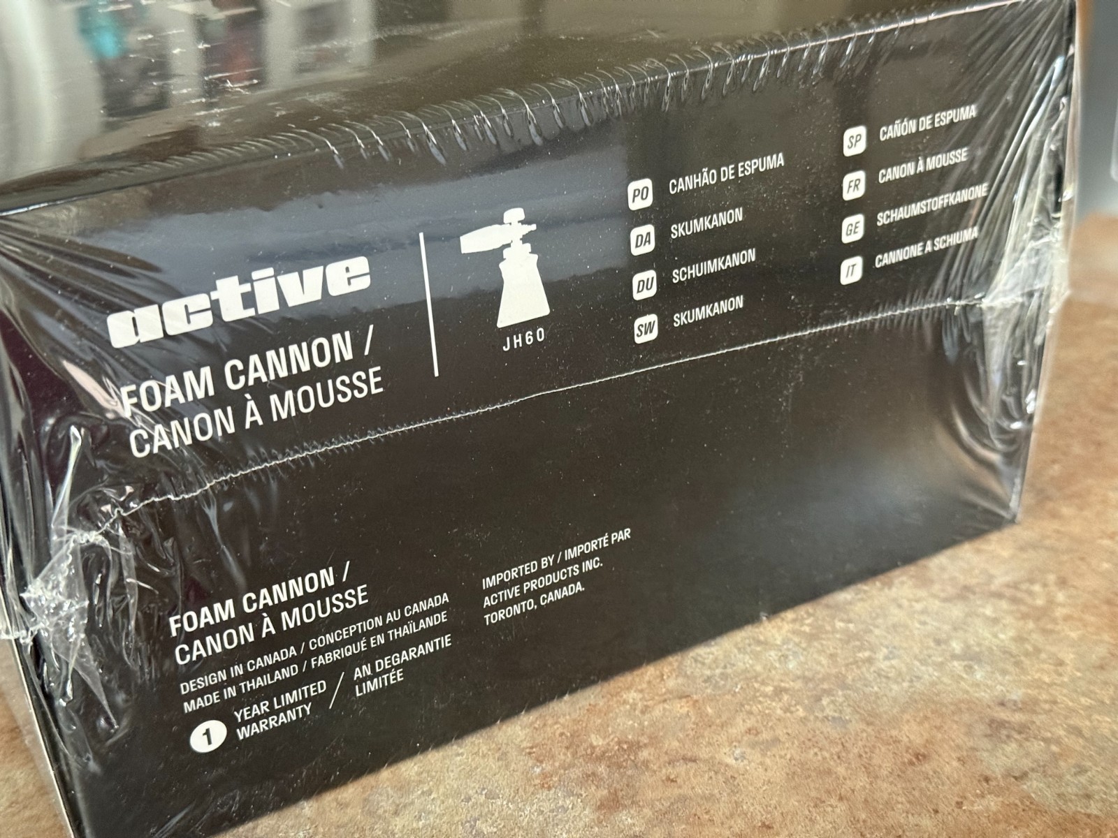 Active Premium Pressure Washer Foam Cannon 1000ml (Model JH60)