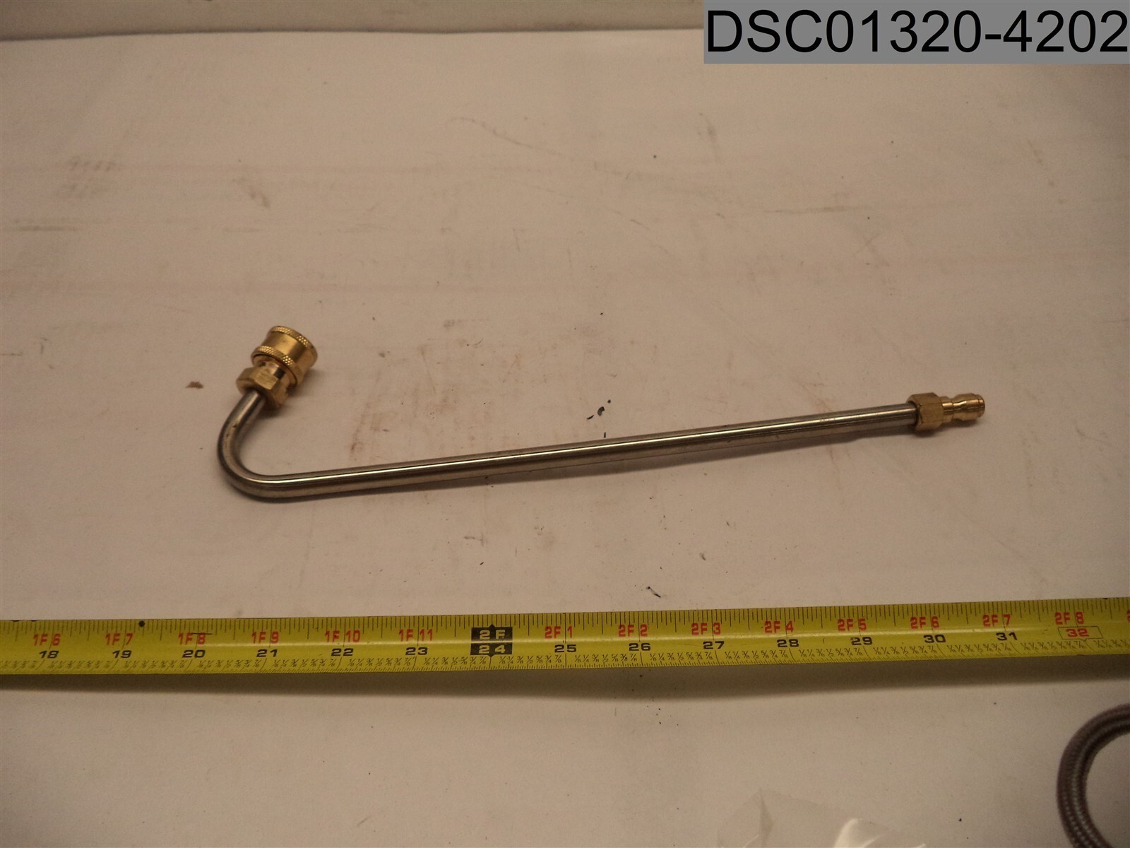 12″ Power Washer Wand, 45 Degrees, Stainless Steel