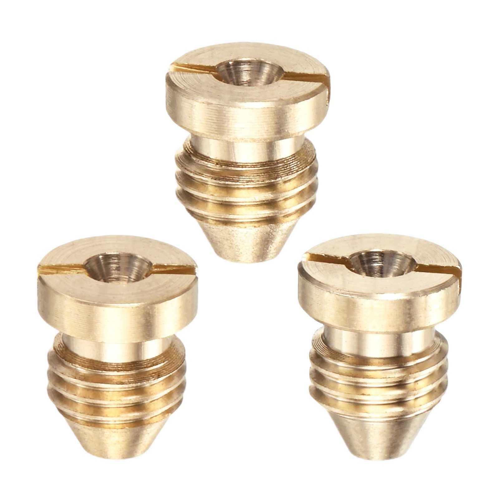 3-Pack 1.2/1.25/1.3 mm Brass Foam Cannon Orifice Nozzle Tips for Car Wash