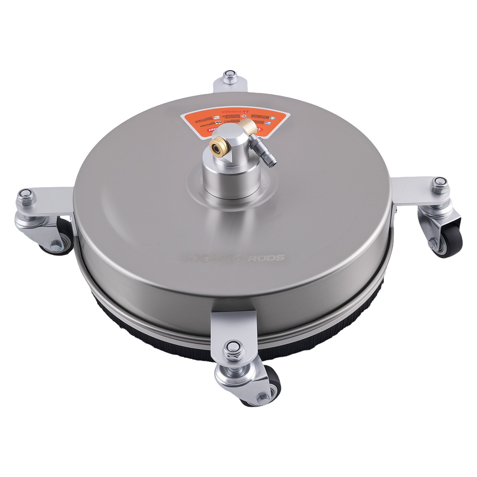 14″ Surface Cleaner for Pressure Washer 3200PSI-4200PSI Dual Nozzles Wheels