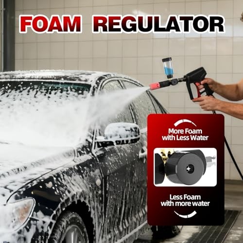 Foam Cannon for Pressure Washer with 1/4” Quick Connector | Car Wash Foam