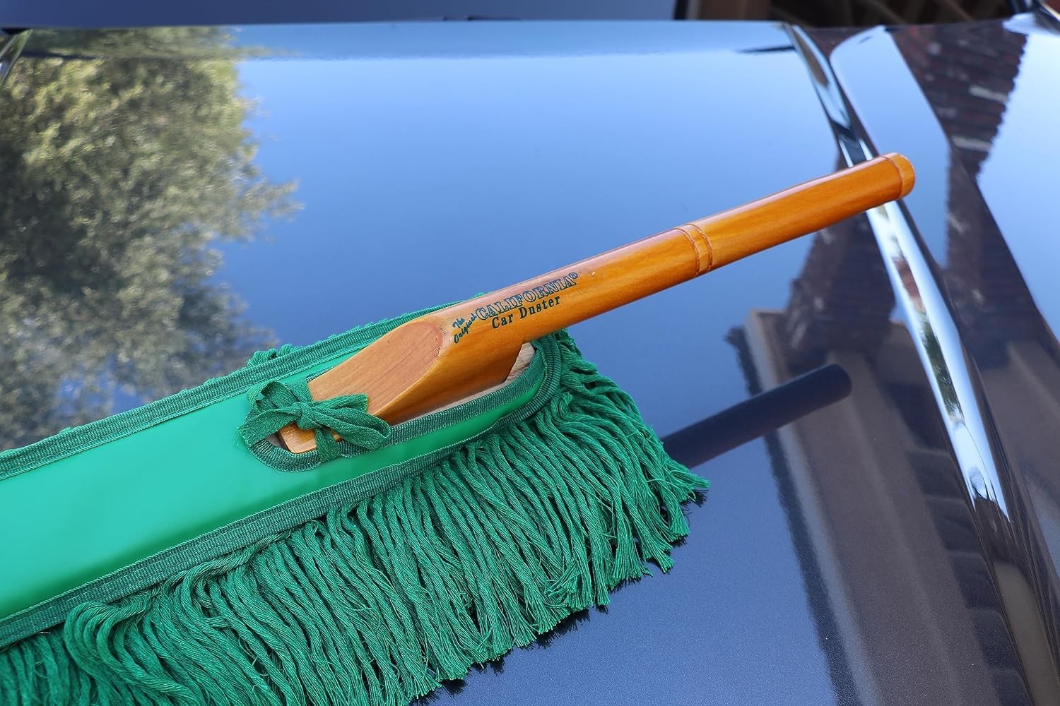 California Car Duster 2-Piece Detailing Combo Kit with Wood Handles 66442