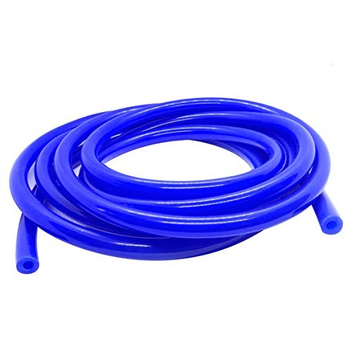 Silicone Vacuum Hose Tube Line Universal 5/16″ (8mm) 5/16 (8mm) ID, 10 ft Blue