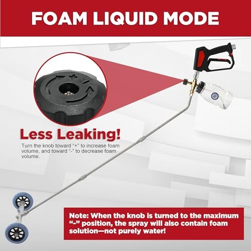 16 Inch Under Car Pressure Washer Undercarriage Cleaner Kit, 4000 PSI