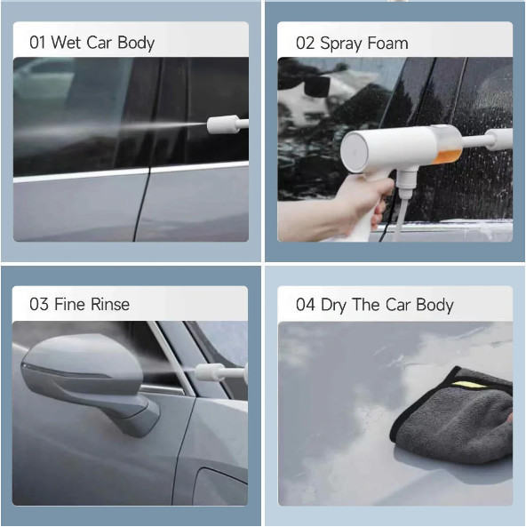 Xiaomi Mijia Wireless Car Washer Gun 2.4 MPa High Pressure