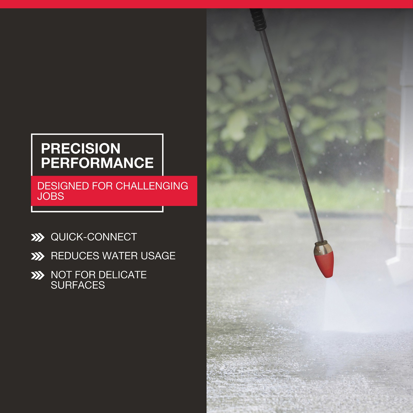 NorthStar Rotating Pressure Washer Turbo Nozzle, 7.0 Orifice, 5100 PSI, Model#
