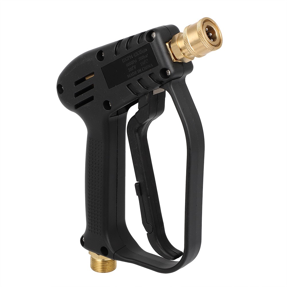 Short Pressure Washer Gun with M22-14mm Inlet Stubby High Pressure Handle Gun