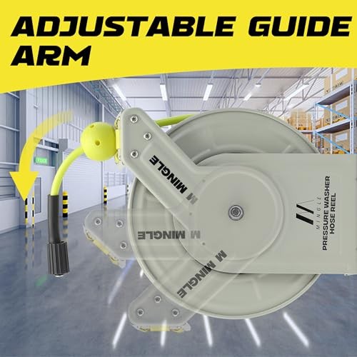 Auto Rewind Hose Reel 60FT 1/4 3600PSI