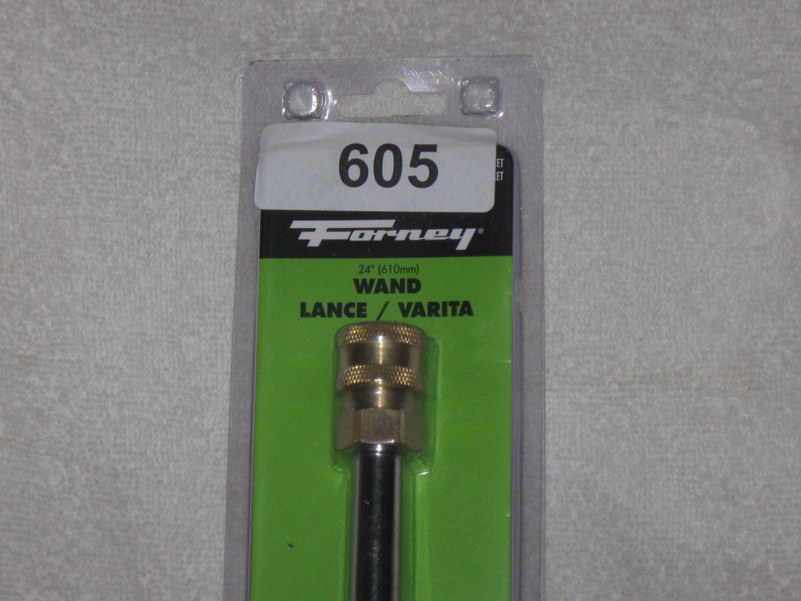 Forney 24″ Pressure Washer Wand 300* F, 1/4″ Female X M22 Socket 5800 PSI NIP!!