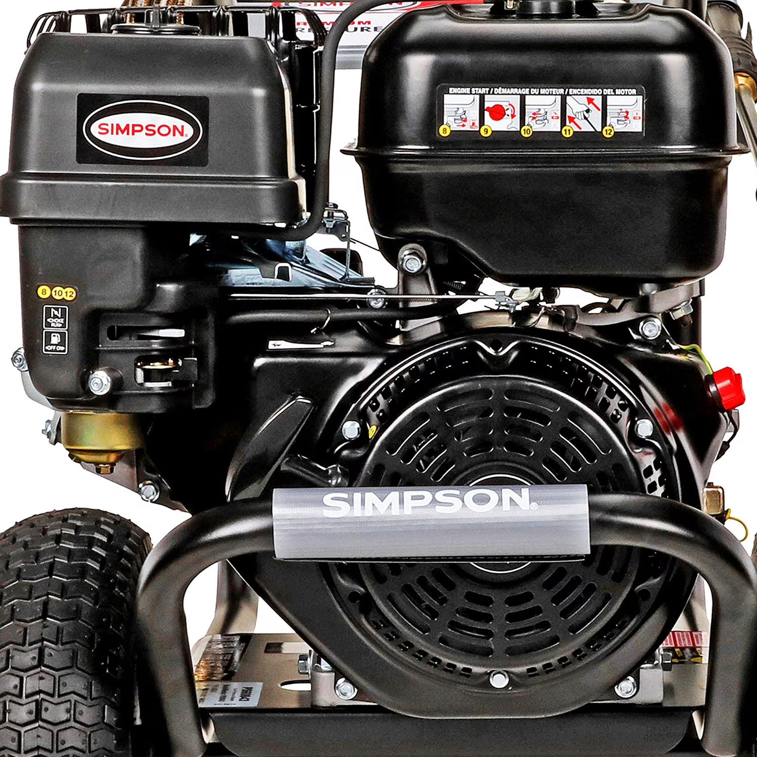PowerShot 4400 PSI at 4.0 GPM Gas Pressure Washer deck cleaning, wood restor