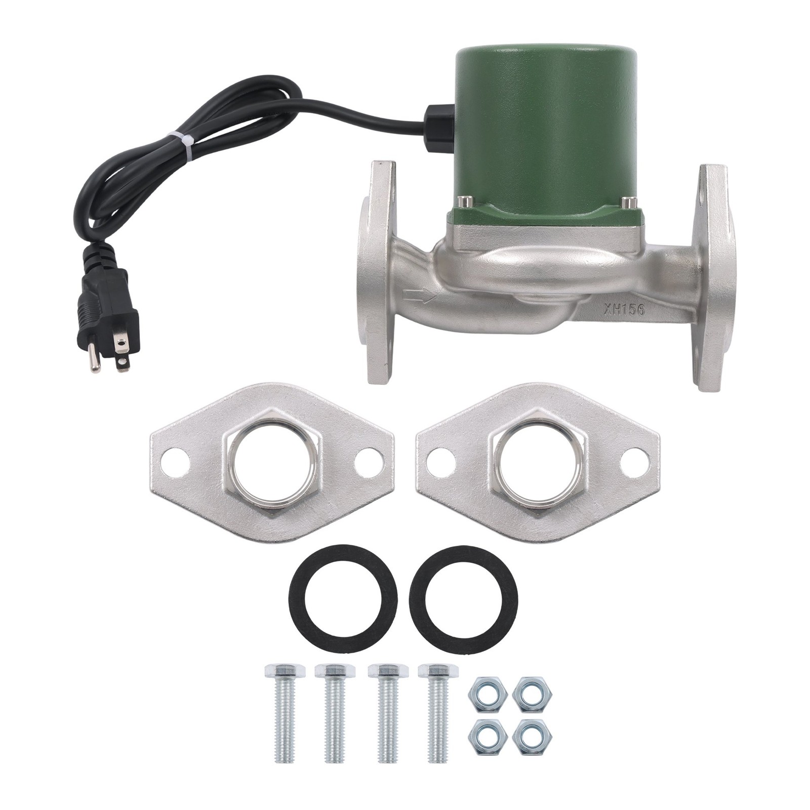 Water Circulating Pump 009-SF5, Flanged High Velocity 1/8 HP 115V 10 GPM 150 PSI