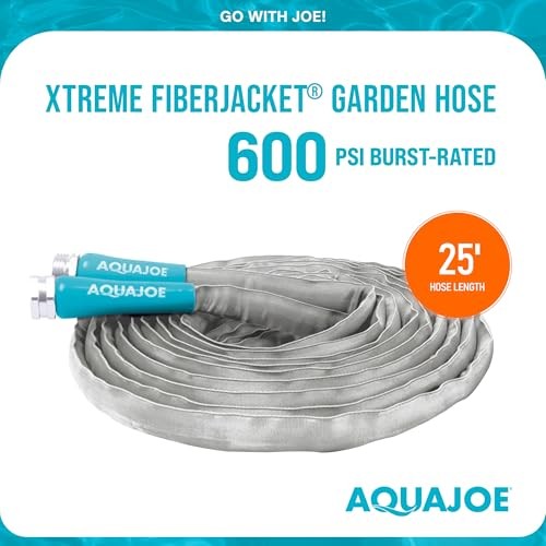 AQUAJOE AQUA JOE AJFJH25-58-PRX XTREME FIBERJACKET FLEXIBLE KINK-RESISTANT