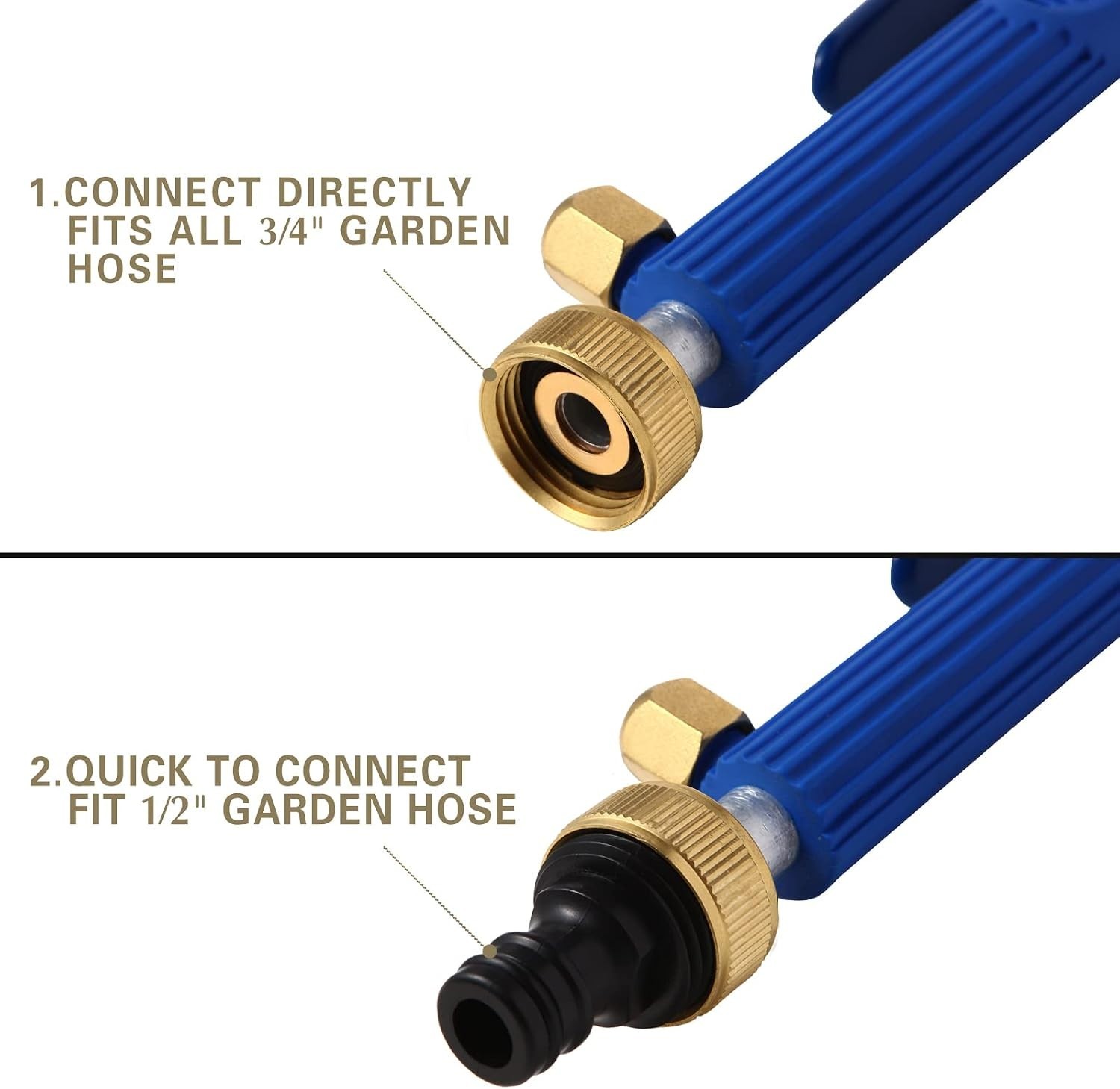Durable High Pressure Water Wand 39 Inches with Flexible Design for Easy Access