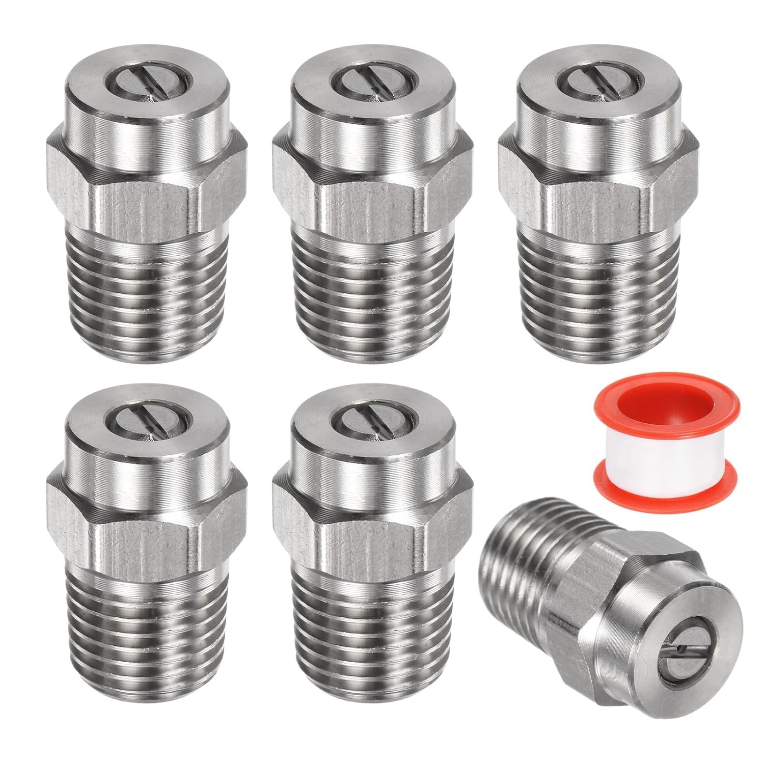 15 Degree 1/4″ NPT Male Thread Surface Cleaner Tips for Pressure Washer