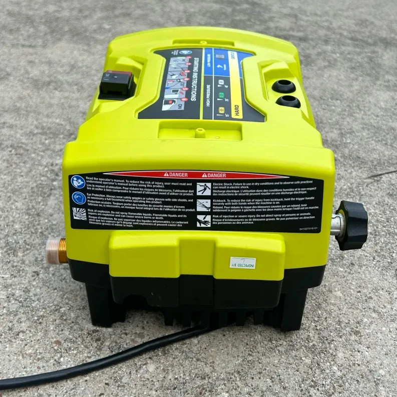 RYOBI 1200 PSI 1.8 GPM Cold Water Automotive Electric Pressure RY14AM12
