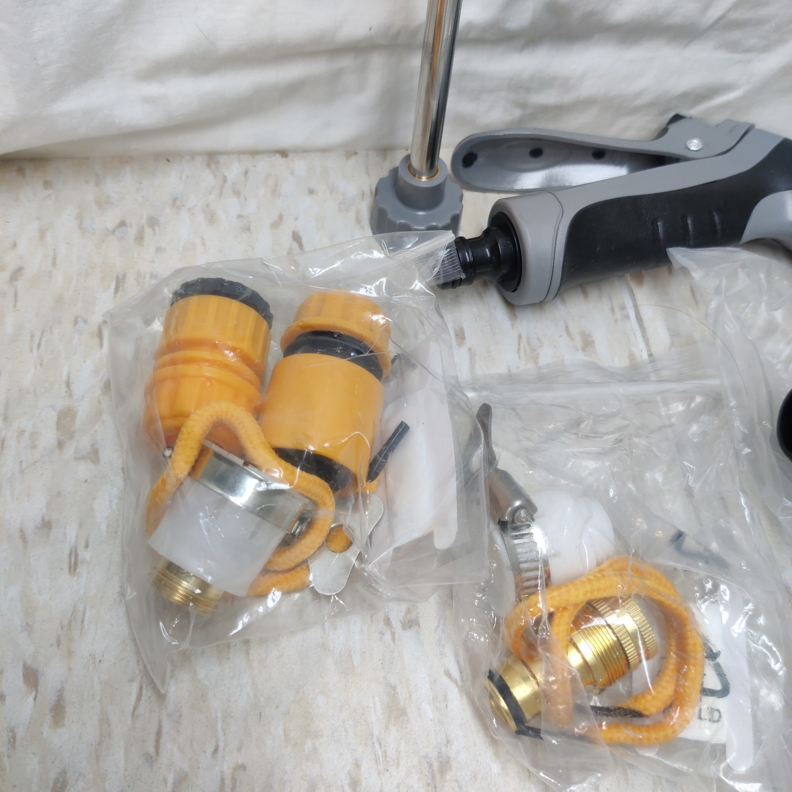Cordless Power Pressure Washer Gun Durable Stainless Steel 360 Rotation 3 Modes