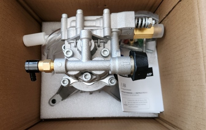 7/8″ Vertical Pressure Washer Pump 3100 PSI 2.5 GPM Rear Inlet/Outlet