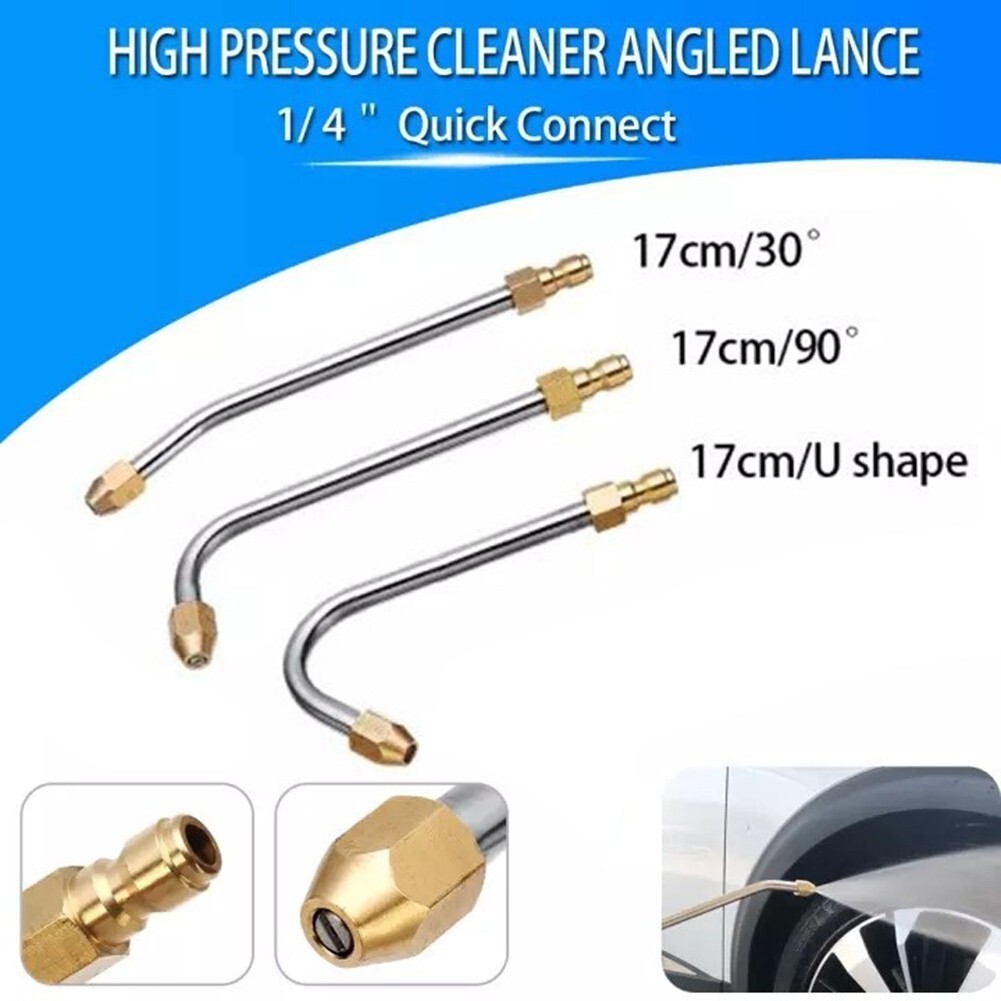 Extension Spray Nozzle High Pressure Wand 30??/90??/U-Shape Angled Lance