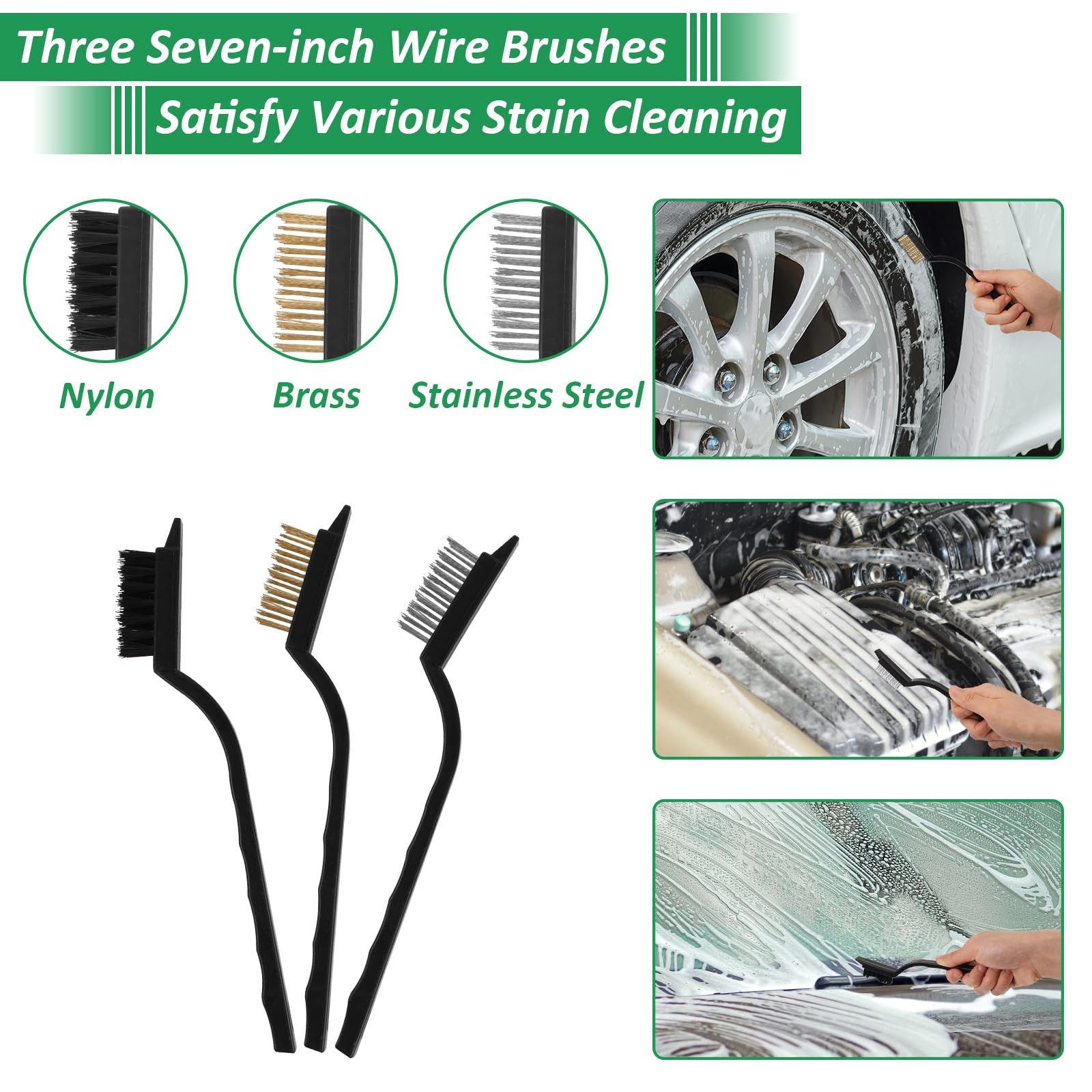 Goeveo 18PCS Car Detailing Brush Set, Interior Kit for…