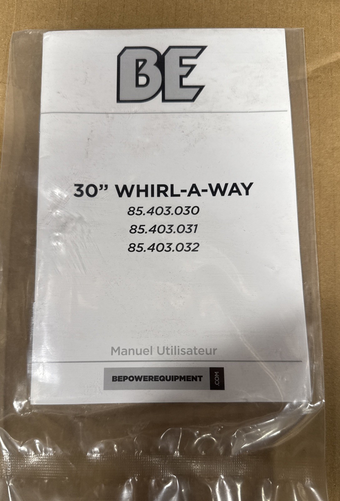 BE Power Equipment AR-ROTARY30SS Whirl-A-Way Flat Surface Rotary Cleaner, 30 in
