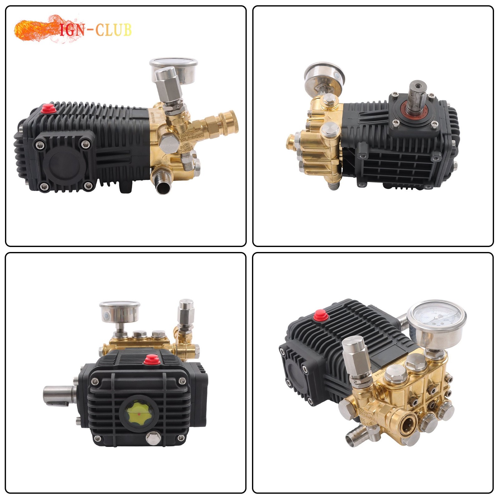 Belt Drive 5.6GPM 4.5 HP General Right Shaft 3500 PSI Pressure Washer Pump