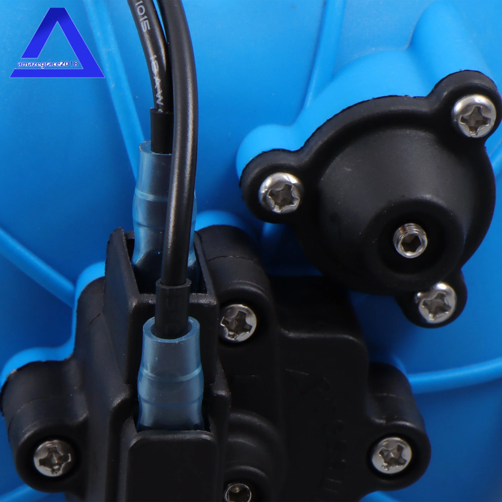 110V AC Water Diaphragm Pump 5-chamber 6 GPM 80 PSI Self Priming RV Water Pump