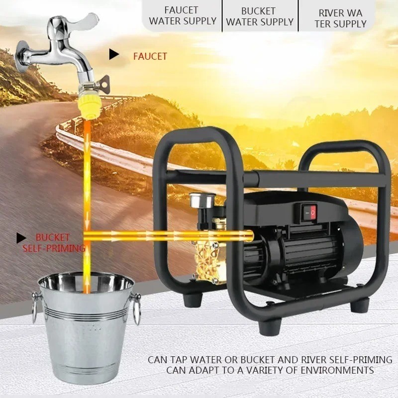 High-Pressure Water Jet 220V Fully Automatic High-Power Car Wash Machine
