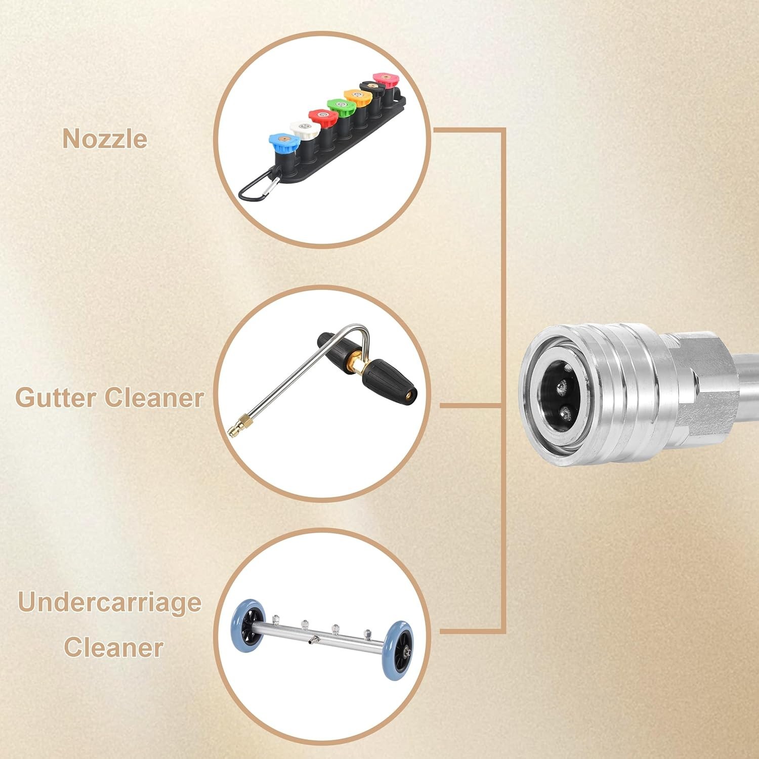 17 Inch Stainless Steel Pressure Washer Lance – Compatibility Guaranteed