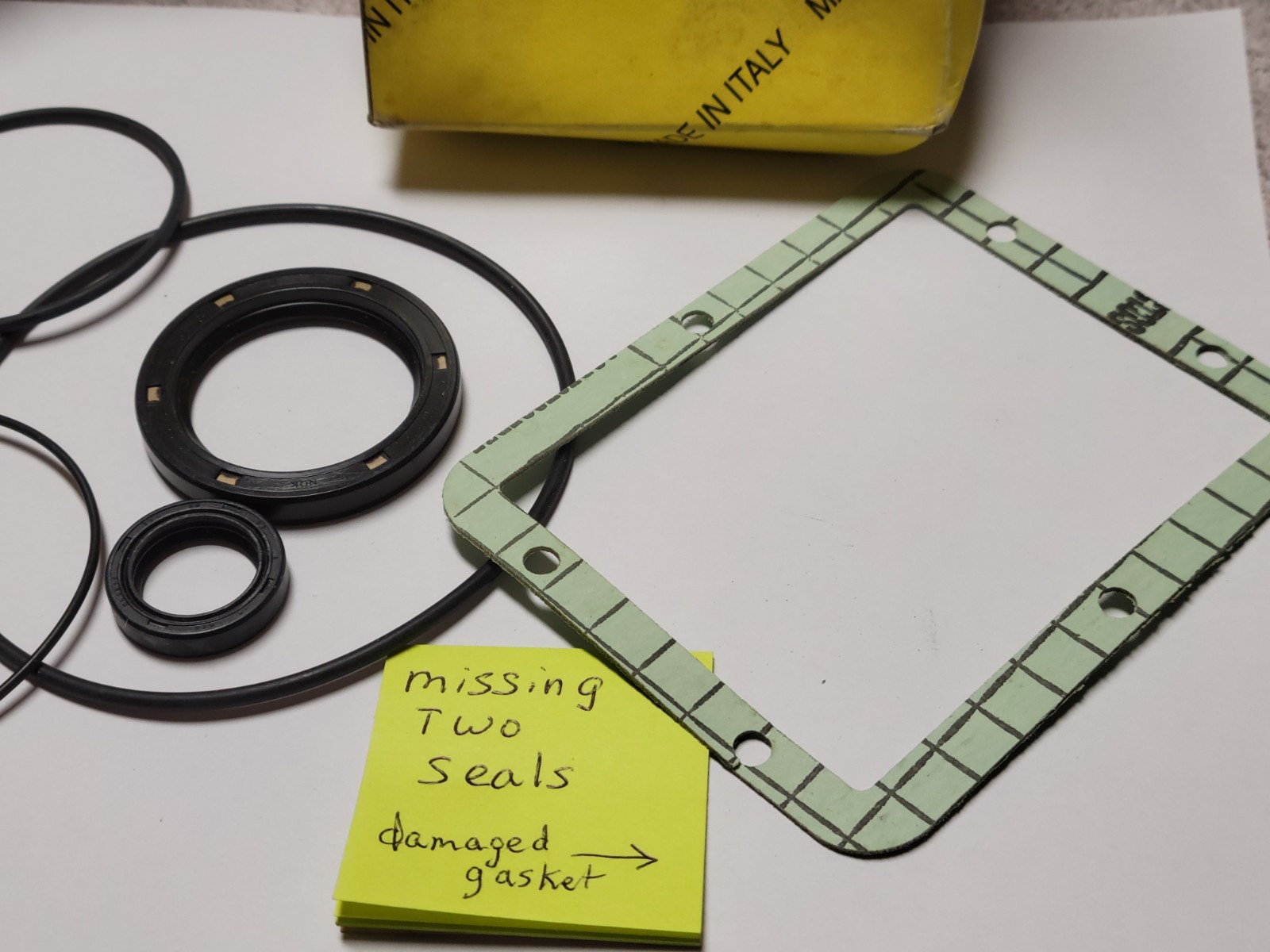 Annovi Reverberi AR1856 OEM Oil Seal Kit RKA RKV XRV XRCV AR 1856 Italy – NOS