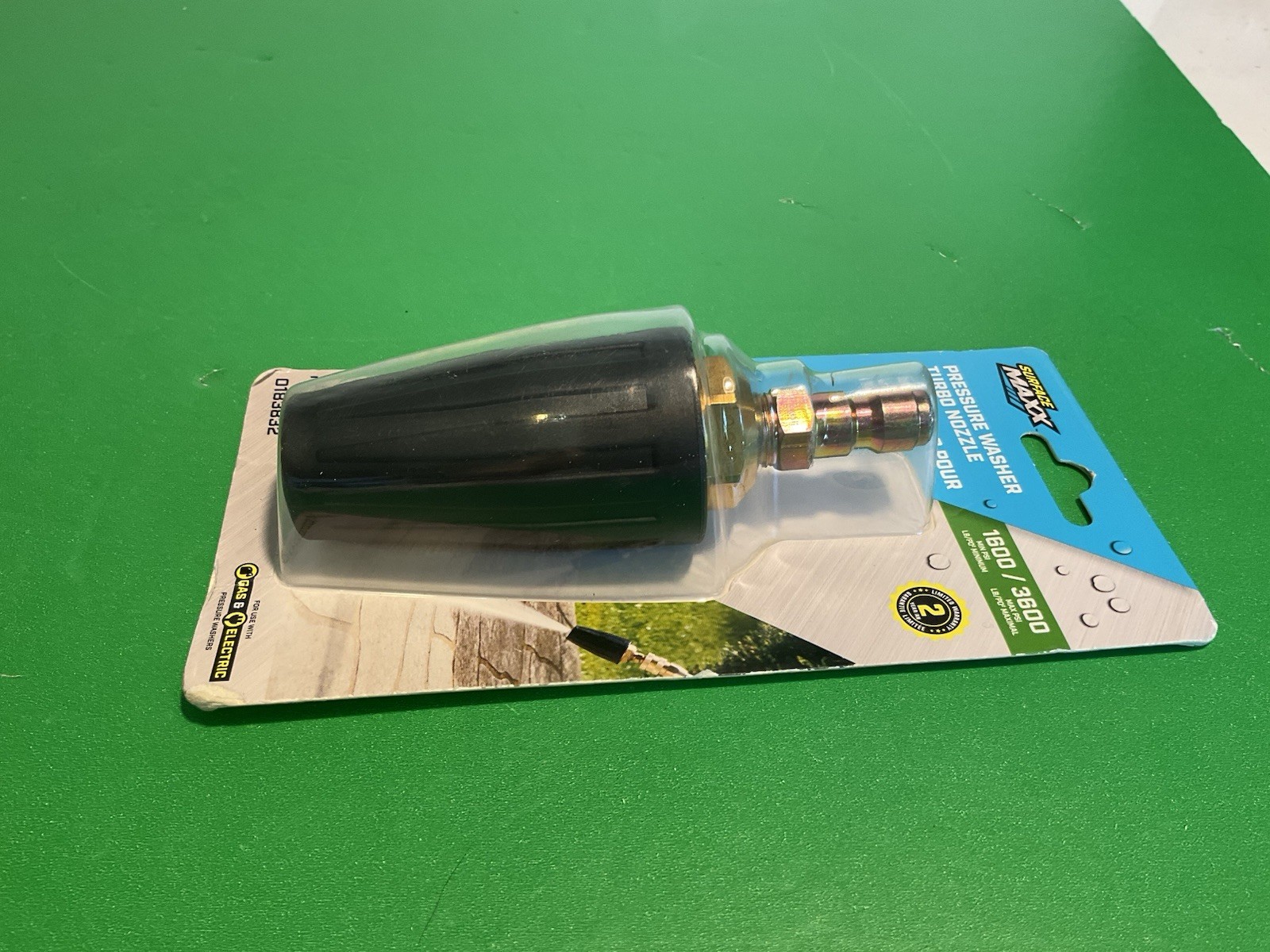 Surface Maxx Turbo Nozzle 1600- 3600 PSI Pressure Washer Nozzle -new