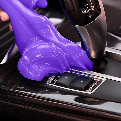 Car Cleaning Gel Putty Slime Interior Detailer Kit Purple Accessories