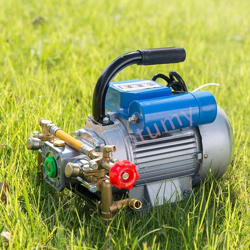 220V Electric Coil Sprayer High Pressure Agricultural Plunger Pump Irrigation