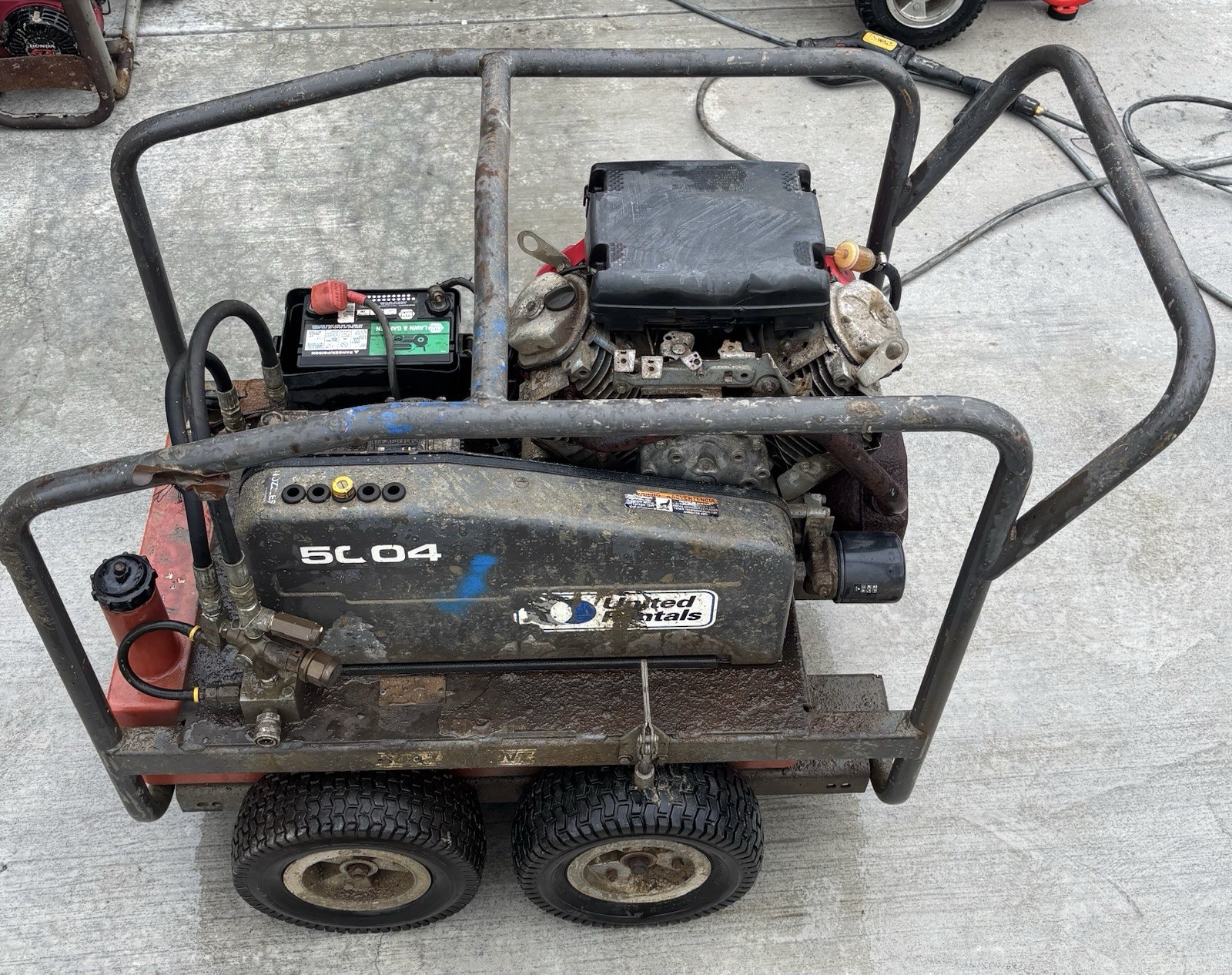 Karcher Honda Powered Pressure Washer Model 5004 Pump Model KM3540-1