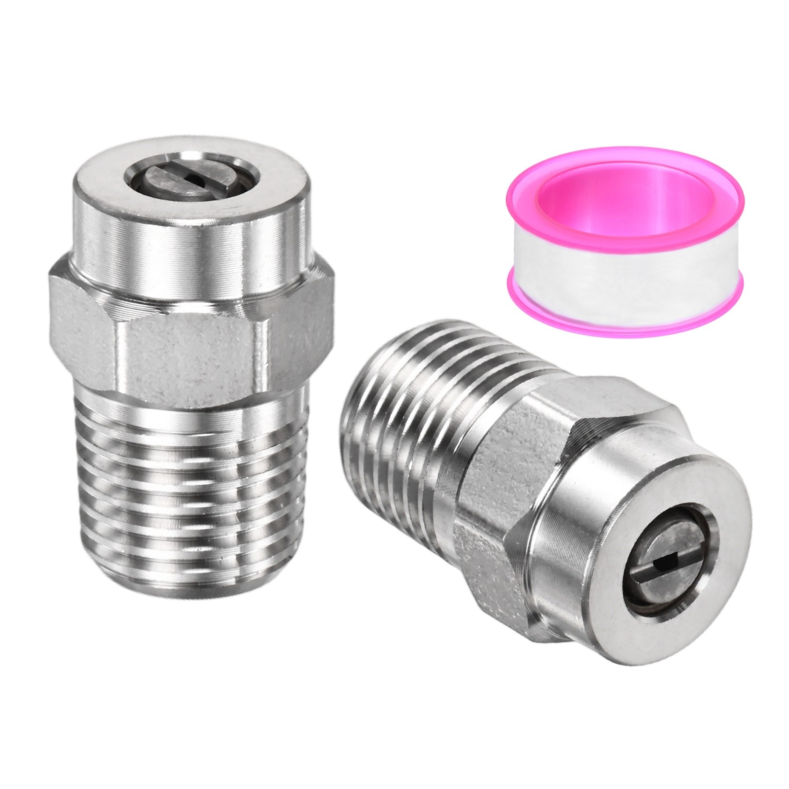 1/4″ NPT 40° Surface Cleaner Tip [2PCS] – Pressure Washer Nozzle [1.382MM Pore]