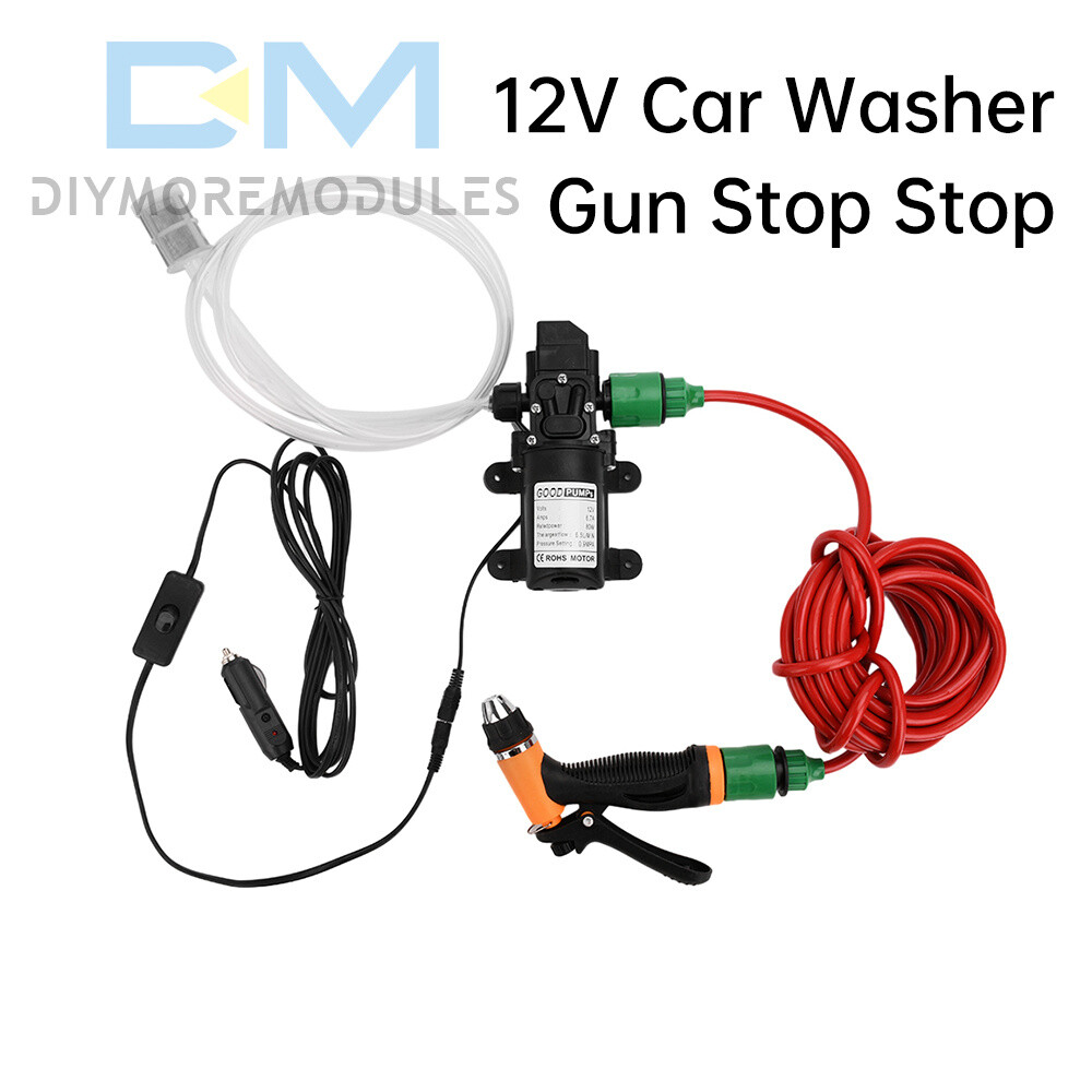 DC12V Portable Car High Pressure Washer Water Wash Cleaner Pump Kit Self-Priming