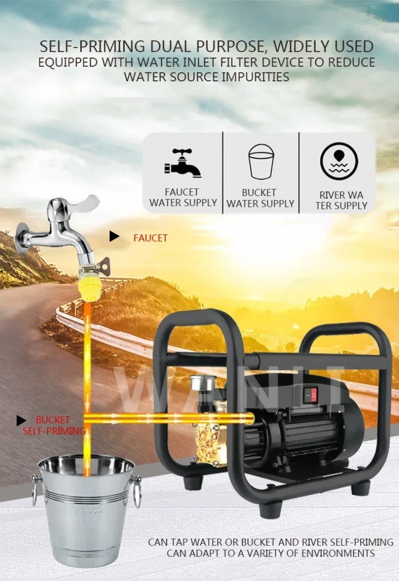 High-Pressure Water Jet 220V Fully Automatic High-Power Car Wash Machine