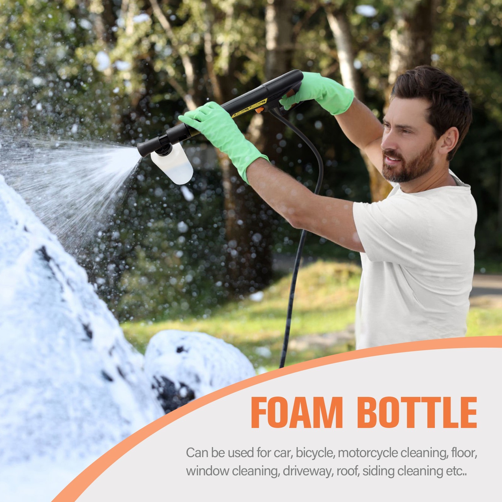 Pressure Washer 4500PSI 4.0GPM, 15-Level Touchscreen, Soap Tank, for Home