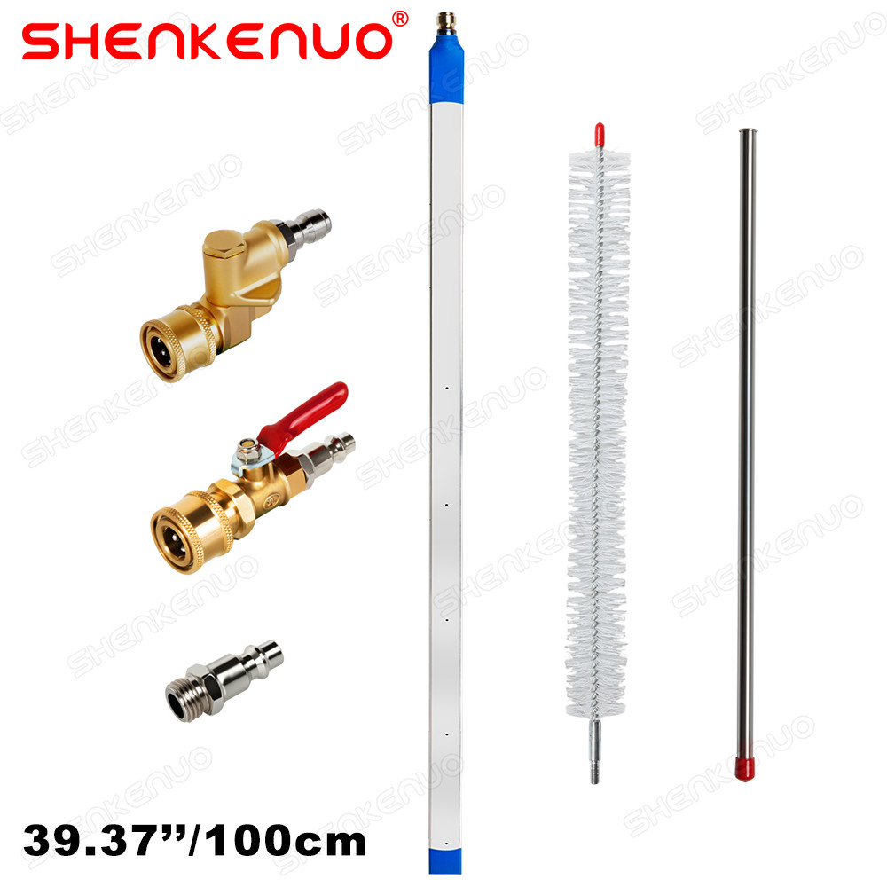 39” 100CM Car Radiator Cleaning Wand 25° Fan Nozzle Car Truck Power Washer Wand