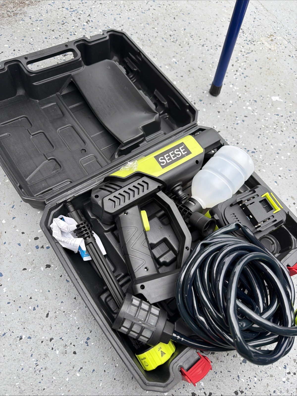 Seese | Cordless Handheld | Lithium Battery Portable Electric Pressure Washer