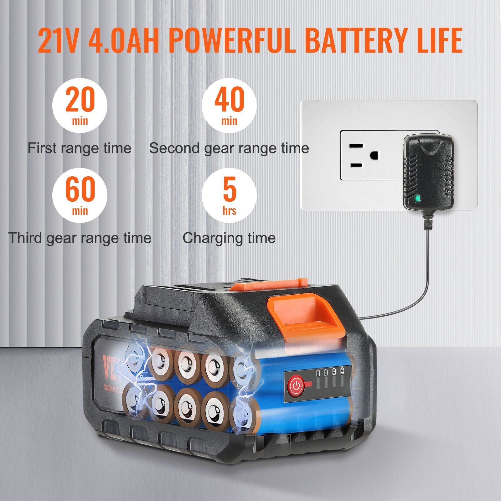 652PSI 1.1GPM Battery Washer Portable Handheld High Pressure Cleaner