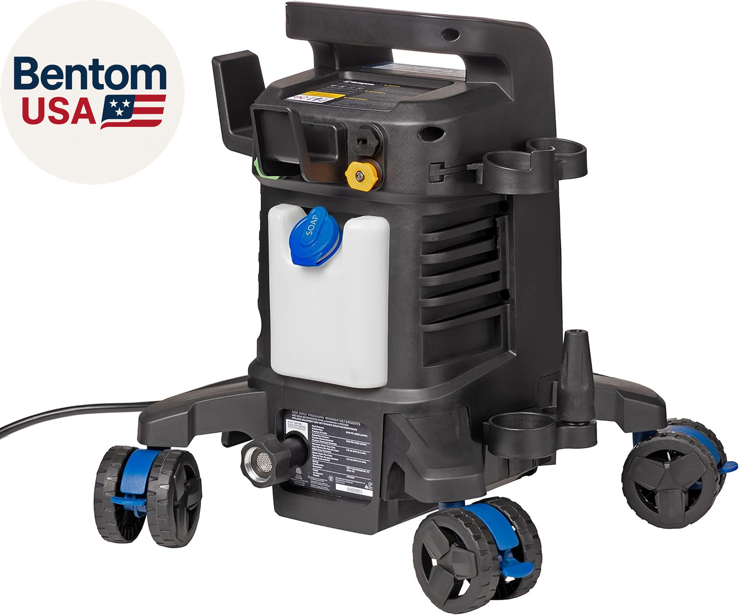 Epx3500 Electric Pressure Washer, 2500 Max PSI 1.76 Max GPM with Anti-Tipping Te