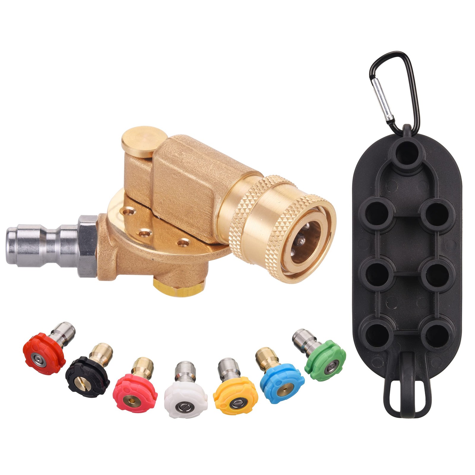 Pressure Washer Pivoting Coupler Kit, 240 Degree Rotation, Pressure Washer