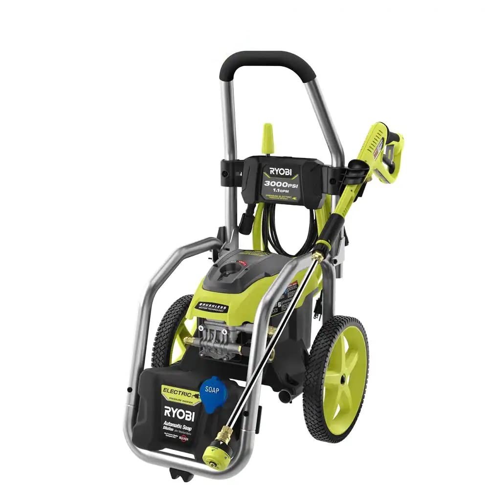 RYOBI 3000 PSI 1.1 GPM Cold Water Electric Pressure Washer