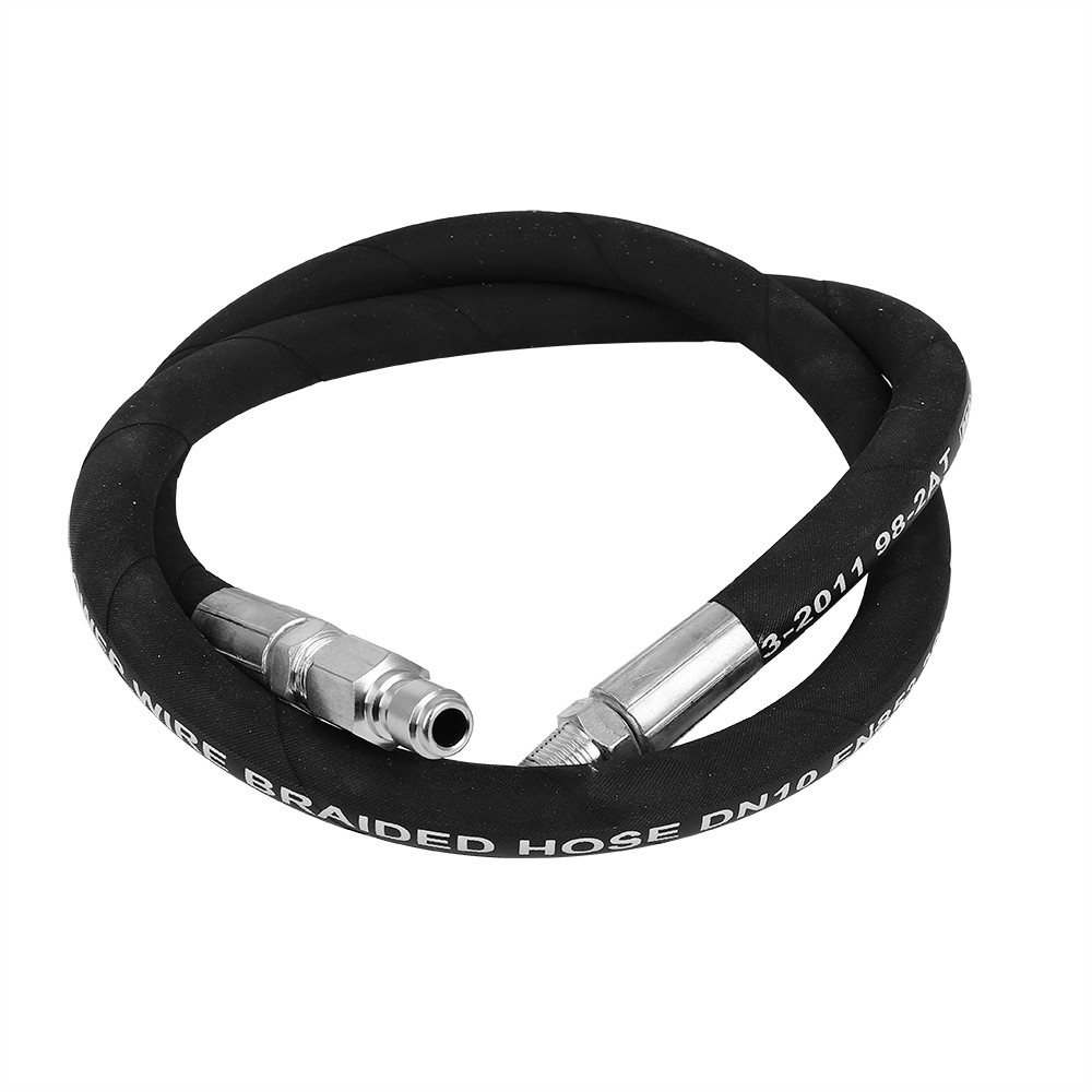 Pressure Washer Whip Hose 4 Ft X 3/8 Inch Hose Reel Connector Hose For Pressure