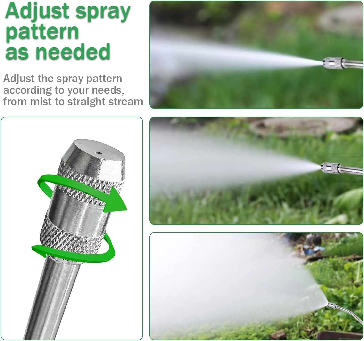 2Pcs 16 inches (L) x 2 (W) x 1 inch (H), Replacement Sprayer Wand